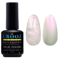 Рідкий полігель Crooz Pearl Liquid Polygel №04 перламутровий рожевий, 15 мл