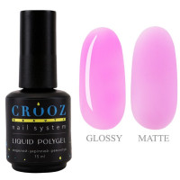 Рідкий полігель Crooz Liquid Polygel №12 яскраво-рожевий, 15 мл