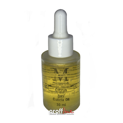 Сухое масло для кутикулы Mia-M Dry Cuticle Oil с ароматом Citrus, 30 мл Сухое масло для кутикулы Mia-M Dry Cuticle Oil с ароматом Citrus, 30 мл