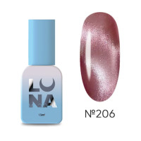 Гель лак Luna color cat eye 13 мл, № 206