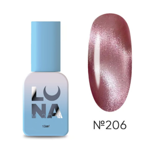 Гель лак Luna color cat eye 13 мл, № 206 Гель лак Luna color cat eye 13 мл, № 206