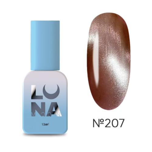 Гель лак Luna color cat eye 13 мл, № 207 Гель лак Luna color cat eye 13 мл, № 207