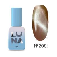 Гель лак Luna color cat eye 13 мл, № 208