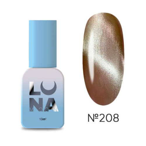 Гель лак Luna color cat eye 13 мл, № 208 Гель лак Luna color cat eye 13 мл, № 208