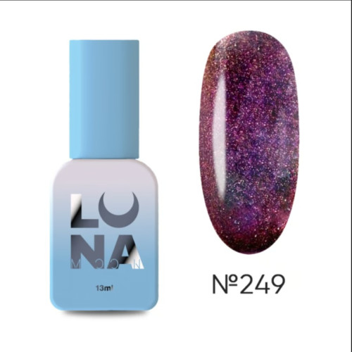 Гель лак Luna color cat eye 13 мл, № 249 Гель лак Luna color cat eye 13 мл, № 249