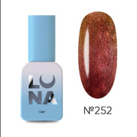 Гель лак Luna color cat eye 13 мл, № 252