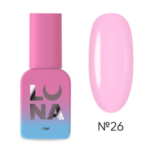 Камуфлююча база LUNAmоon Cover base 13мл,№26 Камуфлююча база LUNAmоon Cover base 13мл,№26