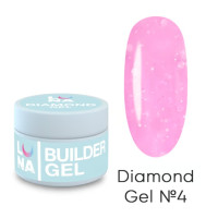Гель для нарощювання нігтів LUNAmoon Diamond gel 15мл,№4