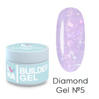 Гель для нарощювання нігтів LUNAmoon Diamond gel 15мл,№5