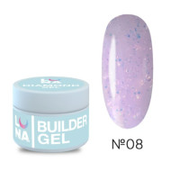 Гель для нарощювання нігтів LUNAmoon Diamond gel 15мл,№8