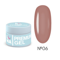 Гель для наращивания ногтей LUNAmoon Premium gel 30мл,№6