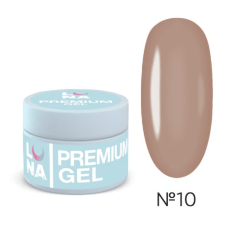 Гель для нарощювання нігтів LUNAmoon Premium gel 30мл,№10 Гель для нарощювання нігтів LUNAmoon Premium gel 30мл,№10