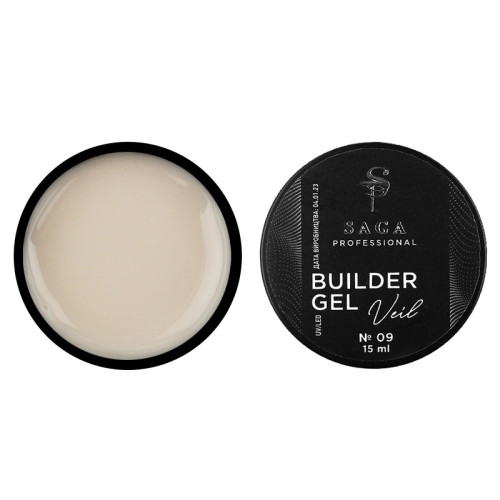 Гель для нарощування Saga Builder gel 15 мл, №9 Гель для нарощування Saga Builder gel 15 мл, №9