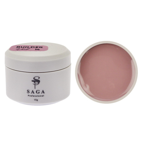 Гель для нарощування Saga Builder gel 15 мл №14 Гель для нарощування Saga Builder gel 15 мл №14