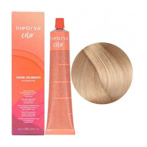 Крем-фарба для волосся Inebrya Color 12/8 Платиновий блонд екстра перлинний, 100 мл Крем-фарба для волосся Inebrya Color 12/8 Платиновий блонд екстра перлинний, 100 мл
