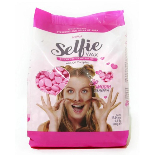 Віск плівковий для депіляції Ital Wax Selfie 500 г Віск плівковий для депіляції Ital Wax Selfie 500 г
