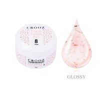 Гель для нарощування Crooz Flora touch gel 15мл №8