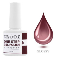 Однофазний гель лак Crooz one step 8мл ​​№6