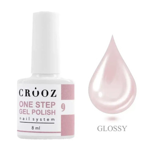Однофазний гель лак Crooz one step 8мл №9 Однофазний гель лак Crooz one step 8мл №9
