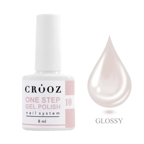Однофазний гель лак Crooz one step 8мл №10 Однофазний гель лак Crooz one step 8мл №10