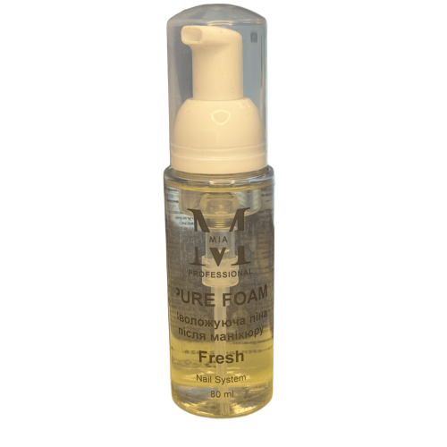 Зволожуюча піна для після манікюру Mia-M Professional Pure Foam Fresh, 80мл Зволожуюча піна для після манікюру Mia-M Professional Pure Foam Fresh, 80мл