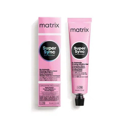 Фарба для волосся Matrix Super Sync 7NA попелястий блондин, 90 мл Фарба для волосся Matrix Super Sync 7NA попелястий блондин, 90 мл
