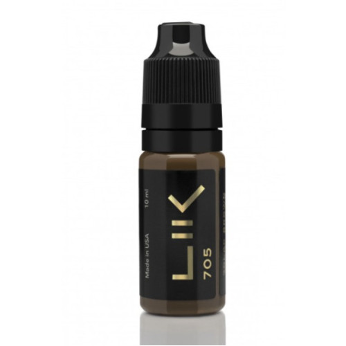 Пигмент для перманентного макияжа бровей LIK № 705 Solar brown brows 10 мл Пигмент для перманентного макияжа бровей LIK № 705 Solar brown brows 10 мл