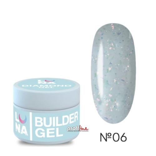 Гель для наращивания ногтей LUNAmoon Diamond gel 15мл,№6 Гель для наращивания ногтей LUNAmoon Diamond gel 15мл,№6
