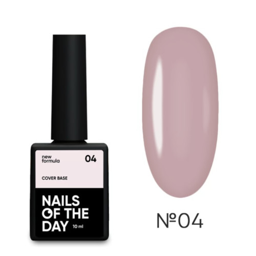 Камуфлююча база для нігтів Nails Of The Day cover base №4 10 мл Камуфлююча база для нігтів Nails Of The Day cover base №4 10 мл