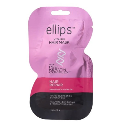 Маска для волосся Ellips Hair mask Vitamin "Відновлення з Про-кератиновим комплексом" 18мл Маска для волосся Ellips Hair mask Vitamin "Відновлення з Про-кератиновим комплексом" 18мл