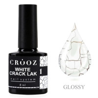 Гель лак Crooz Crack lak 8 мл №1 "Білий"