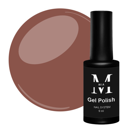 Гель-лак Mia-M Professional Gel Polish №20 коричневий, 9 мл Гель-лак Mia-M Professional Gel Polish №20 коричневий, 9 мл
