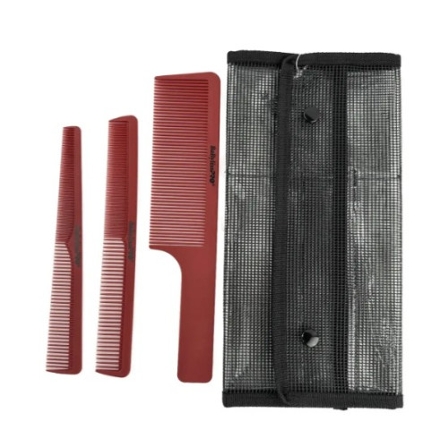 Набір гребінців для волосся 3 шт. BaByliss Pro Set of 3 Barber Combs M4343E Набір гребінців для волосся 3 шт. BaByliss Pro Set of 3 Barber Combs M4343E