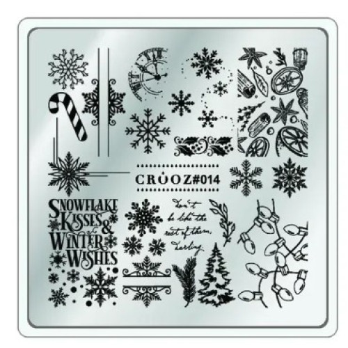 Пластина для стемпінгу Crooz № 14 Пластина для стемпінгу Crooz № 14