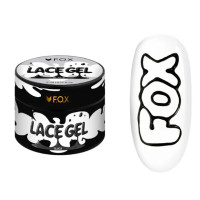 Гель фарба з ефектом стягування FOX lace gel 5 мл, Black