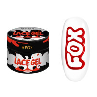 Гель фарба з ефектом стягування FOX lace gel 5 мл, Red