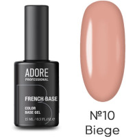 Камуфляжна база Adore french 15 мл № 10
