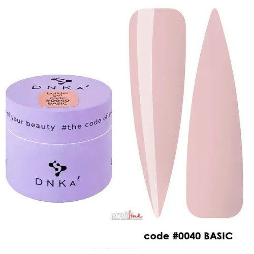 Гель для нарощування Dnka Builder gel 30 мл, No 40 Гель для нарощування Dnka Builder gel 30 мл, No 40