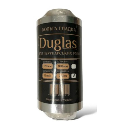 Фольга алюмінієва для перукарів Duglas (Розмір 0,12 х250 м) Фольга алюмінієва для перукарів Duglas (Розмір 0,12 х250 м)