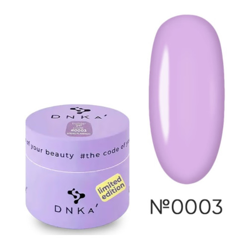 Гель для нарощування Dnka Builder gel Spring Flamingo 15 мл №3 Гель для нарощування Dnka Builder gel Spring Flamingo 15 мл №3
