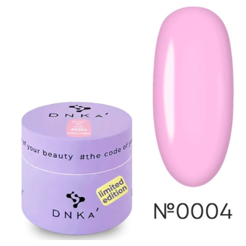 Гель для нарощування Dnka Builder gel Spring Flamingo 15 мл №4 Гель для нарощування Dnka Builder gel Spring Flamingo 15 мл №4