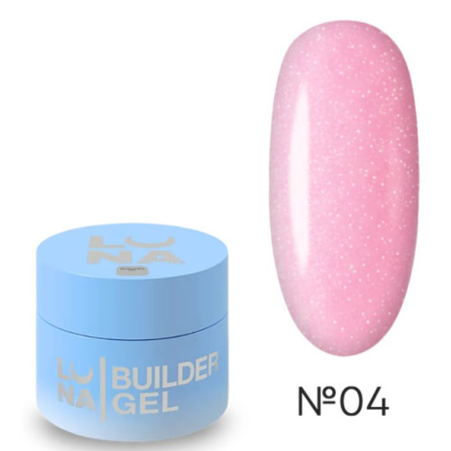 Гель для нарощування нігтів Luna Shimmer gel 15 мл №4 Гель для нарощування нігтів Luna Shimmer gel 15 мл №4