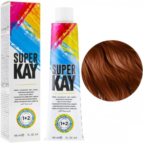Фарба для волосся KAYPRO Super Kay 180 мл, 8.34 світло-русявий золотисто-мідний Фарба для волосся KAYPRO Super Kay 180 мл, 8.34 світло-русявий золотисто-мідний