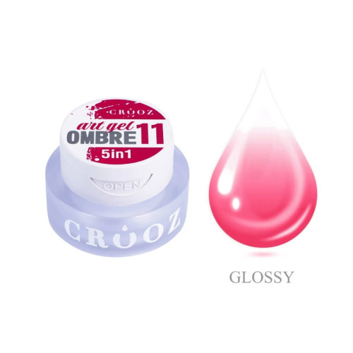 Гель фарба Crooz 5в1 Art gel ombre 3мл, № 11 Гель фарба Crooz 5в1 Art gel ombre 3мл, № 11
