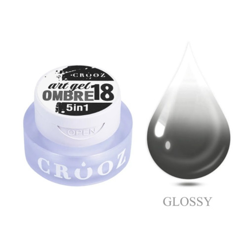 Гель фарба Crooz 5в1 Art gel ombre 3мл, № 18 Гель фарба Crooz 5в1 Art gel ombre 3мл, № 18