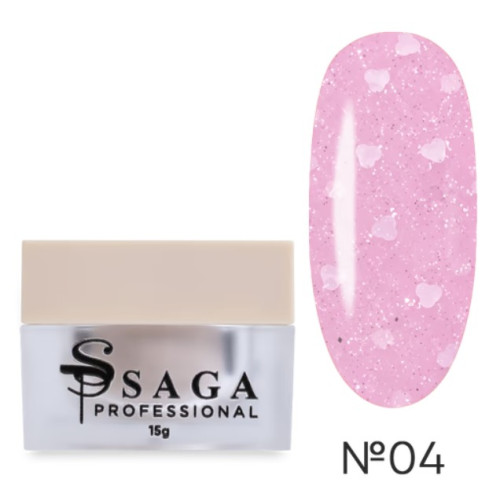 Гель для наращивания Heart builder gel Saga 15 мл № 4 Гель для наращивания Heart builder gel Saga 15 мл № 4