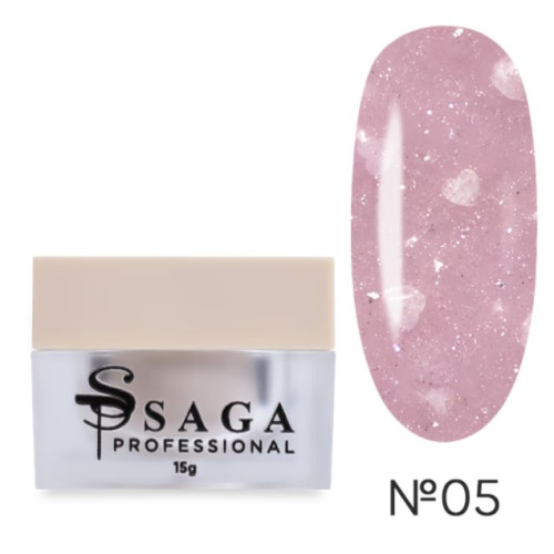 Гель для наращивания Heart builder gel Saga 15 мл № 5 Гель для наращивания Heart builder gel Saga 15 мл № 5