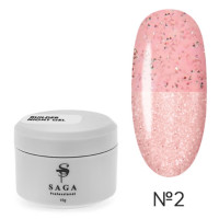 Гель для наращивания Night builder gel Saga 15 мл, № 2