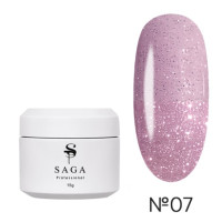 Гель для нарощування Night builder gel Saga 15 мл, № 7