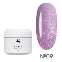 Гель для наращивания Night builder gel Saga 15 мл, № 9